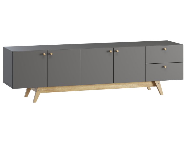 ТВ-тумба Имин 1-180x51 Графитовый