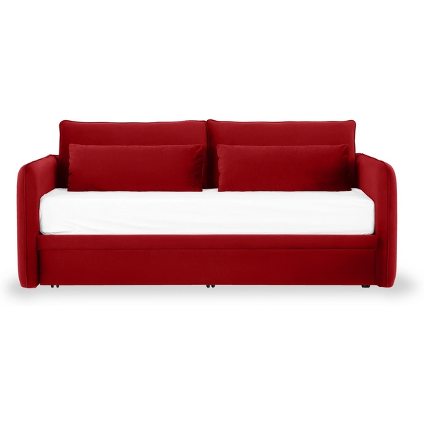 Кушетка Vicari ОГОГО (арт.815013), (Ткань/Красный) ОГОГО Обстановочка!