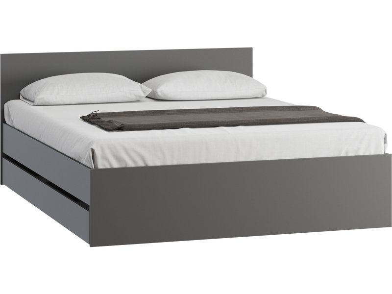 Кровать Фромборк-2 160 Темно-серый