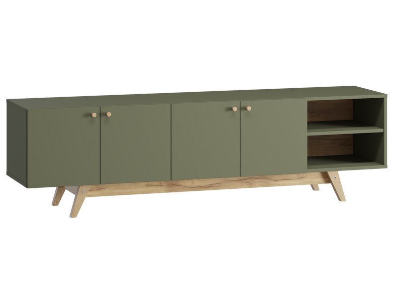 ТВ-тумба Имин 3-180x51 Оливковый