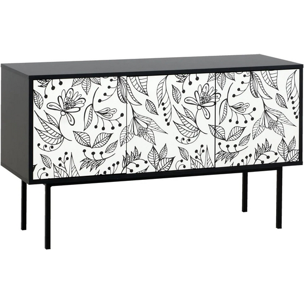 Тумба малая Boho Color ОГОГО (арт.599511), (ЛДСП/Черный) ОГОГО Обстановочка!