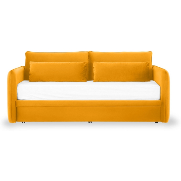 Кушетка Vicari ОГОГО (арт.815010), (Ткань/Желтый) ОГОГО Обстановочка!