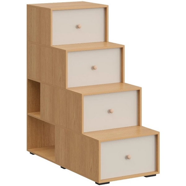 Лестница-комод Play ОГОГО (арт.851762), (ЛДСП/Бежевый,Дуб Корбридж) ОГОГО Обстановочка!