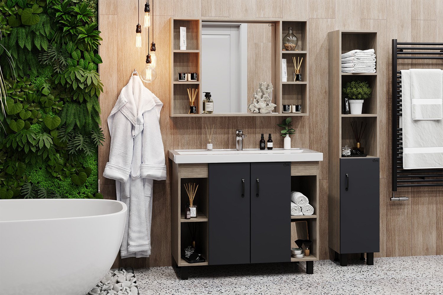 Ванный гарнитур  Тимбер