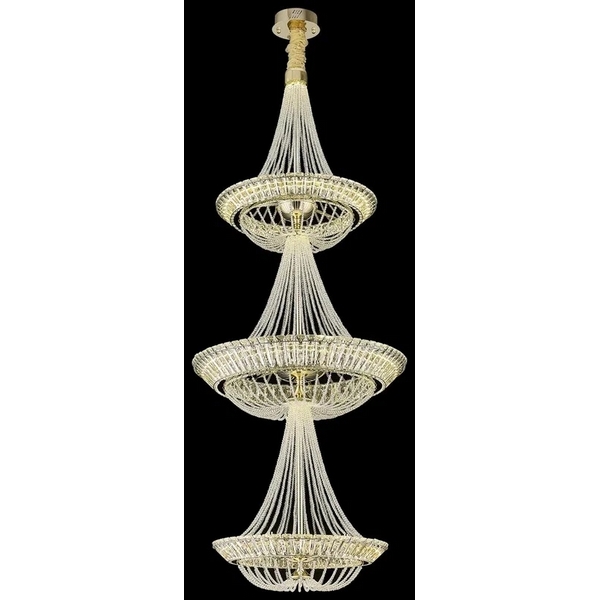 Потолочная LED люстра хрустальная Wertmark Daria WE103.73.323