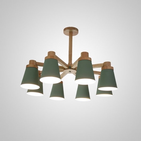 Потолочная люстра Prop 8 Green ImperiumLoft Prop01 (191992-23)