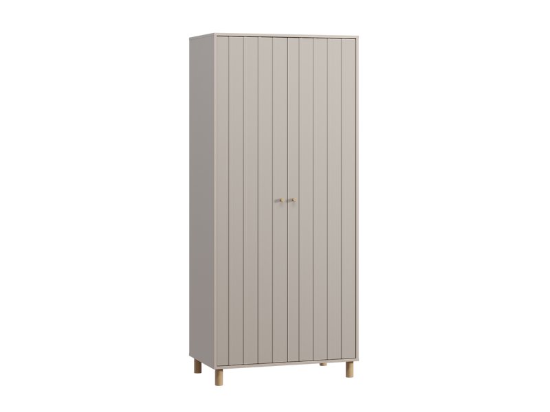 Распашной шкаф Моррис 2-91x205 Латте