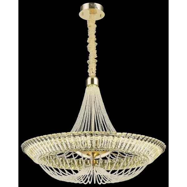 Потолочная LED люстра хрустальная Wertmark Daria WE103.91.303