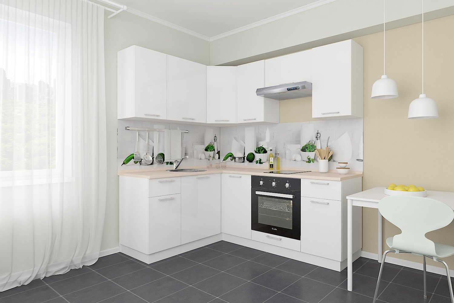 Модульный кухонный гарнитур Сити