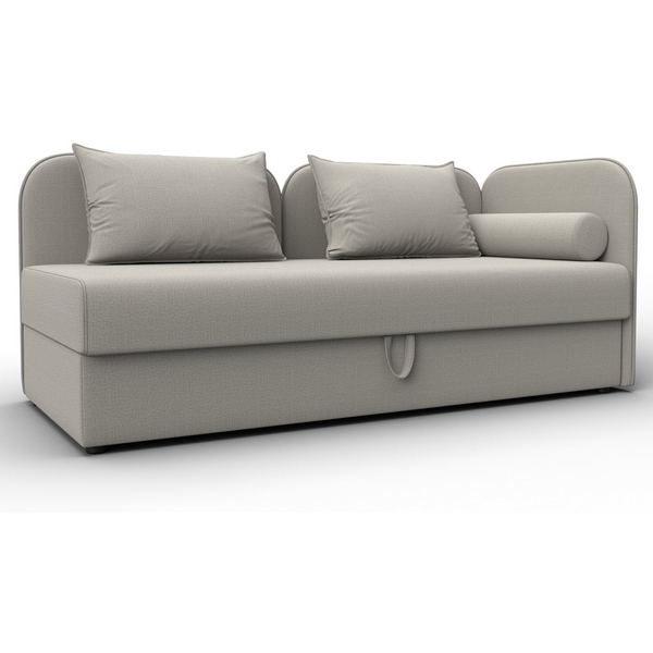 Тахта Лига-094 НПБ (ДСП,ЛДСП,Фанера/Пластик/Рогожка/Бежевый) Лига Диванов 132525