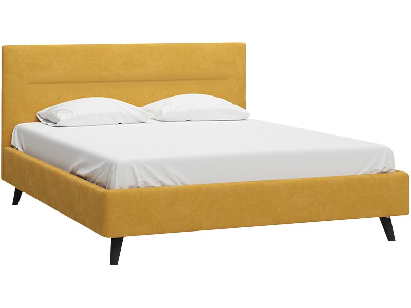 Кровать Пайл 180 Велюр Желтый