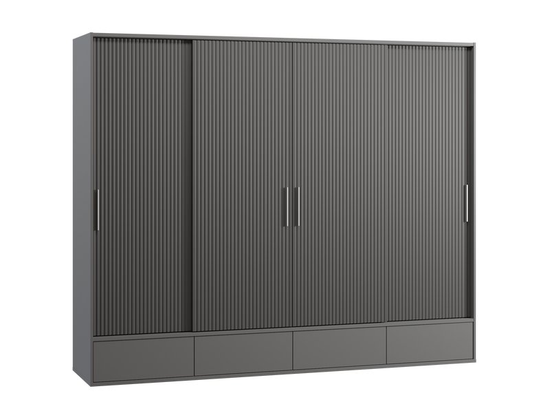 Шкаф-купе Беррингтон 4.1-267x220 Графитовый