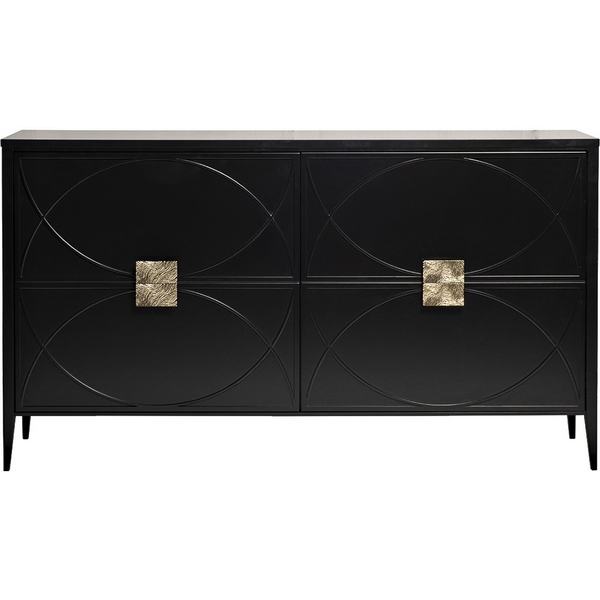 Комод черный 160*90*40см Garda Decor арт.151SV-00001