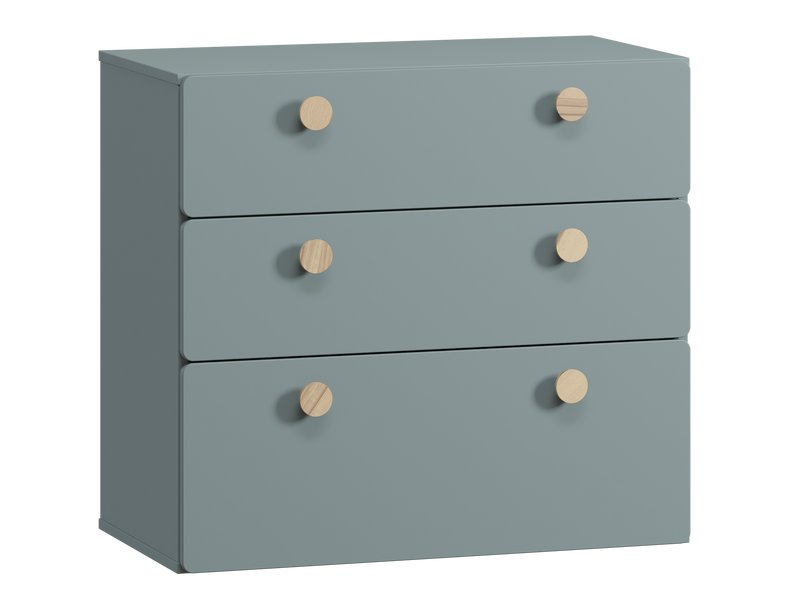 Комод детский Арчи 80x75 Серо-зеленый