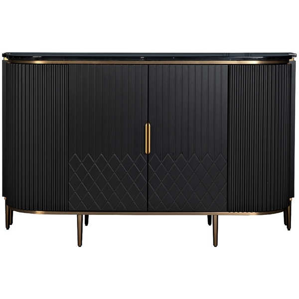 Комод черный 150*55*90см Garda Decor арт.77IP-2310