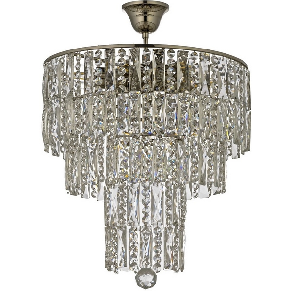 Потолочная люстра на штанге хрусталь Arti Lampadari Deliceto Deliceto E 1.5.38.100 N