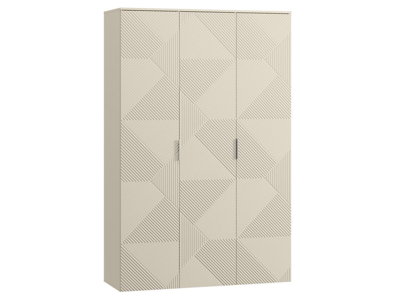 Распашной шкаф Шелтон 3-137x212 Светло-бежевый