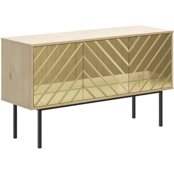 Тумба малая Boho ОГОГО (арт.571791), (ЛДСП/Дуб Корбридж,Золотой) ОГОГО Обстановочка!