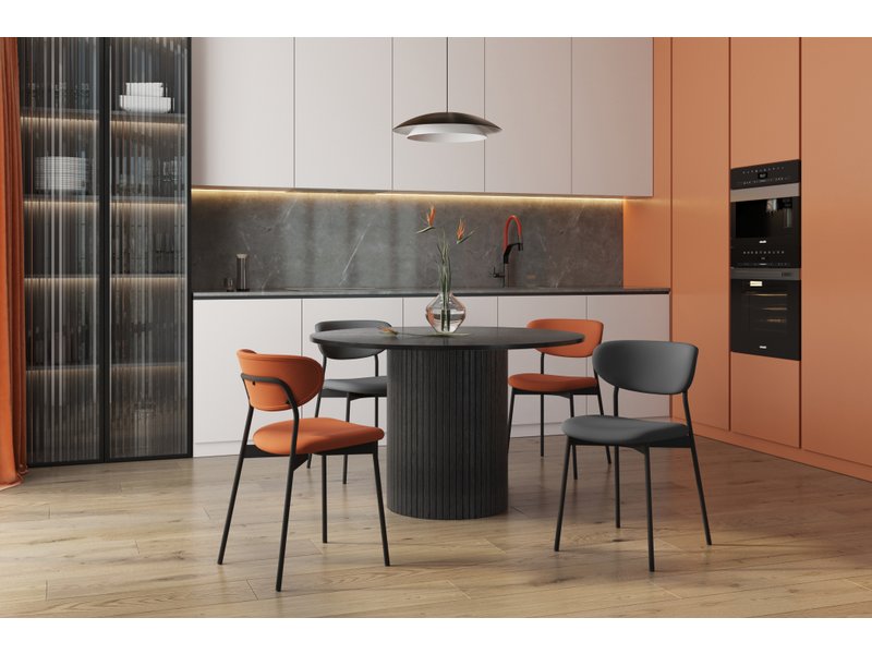 Обеденная группа Хилл 120 Древесный черный