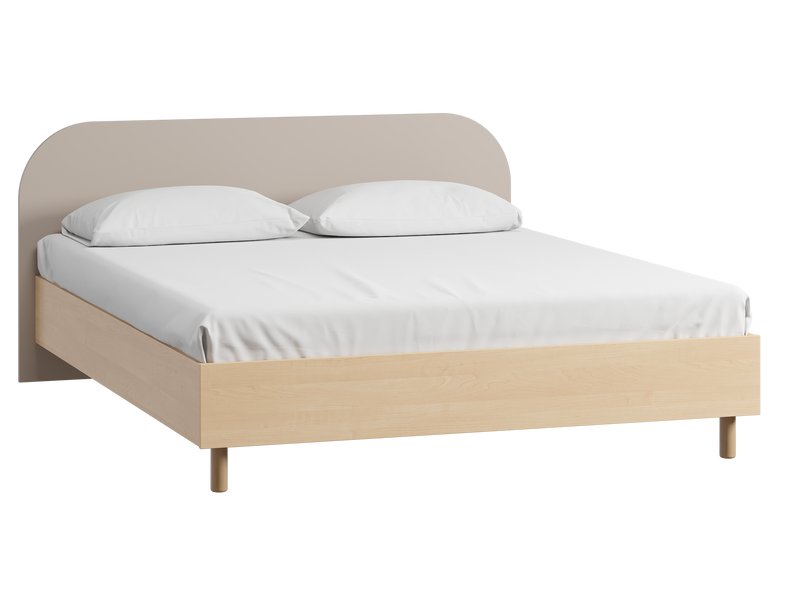 Кровать Дона 180 Береза Латте