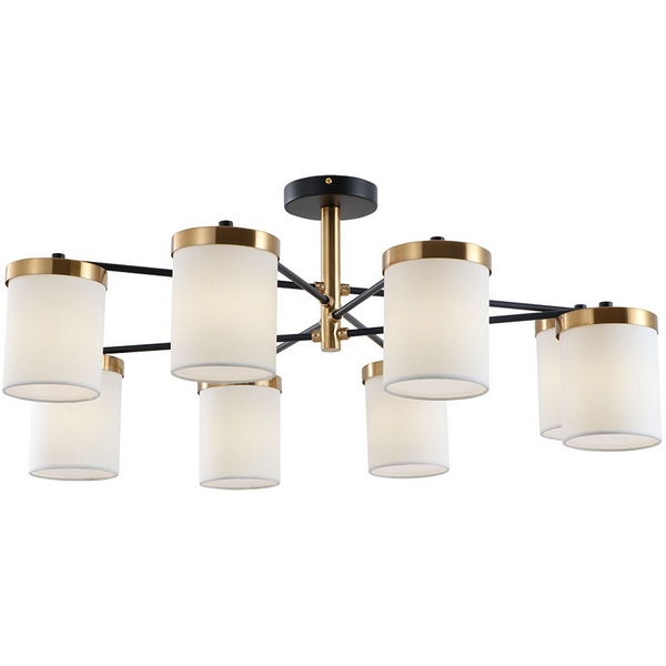 Потолочная люстра на штанге Arte Lamp Modello A4099PL-8BK