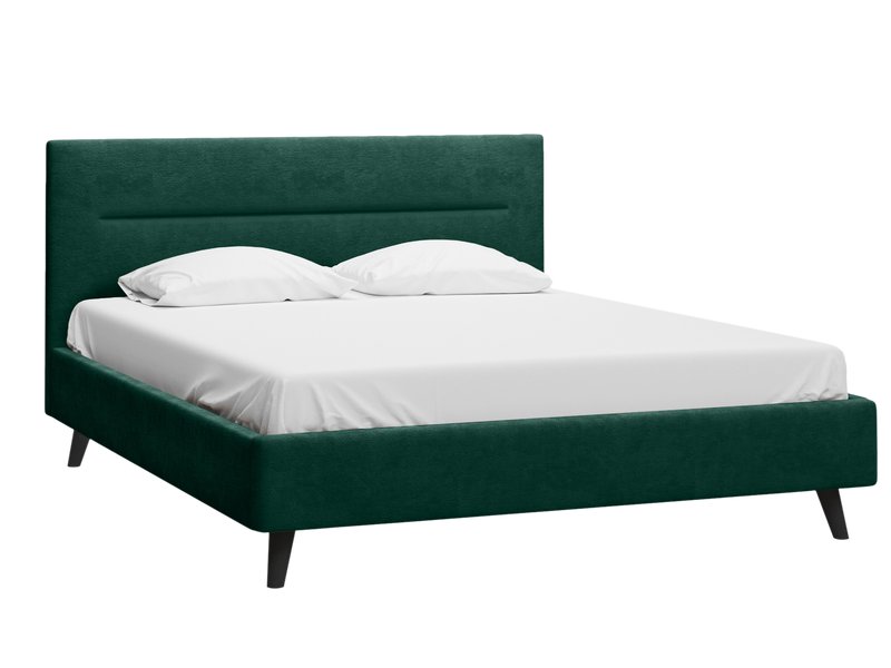 Кровать Пайл 160 Велюр Зеленый