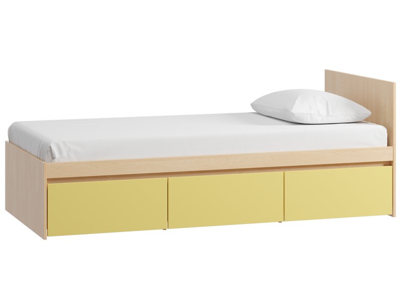Кровать Пенни-1 90 Желтый
