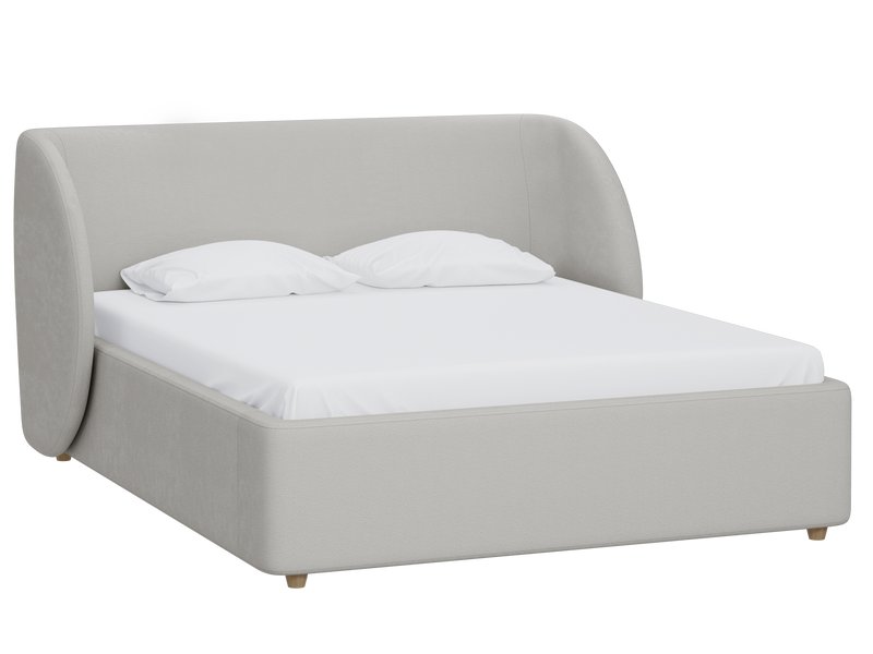 Кровать Юна 160 Букле Бежевый