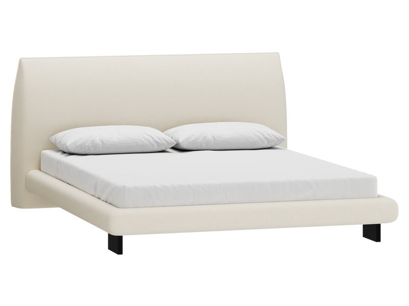 Кровать Агами-Н 180 Рогожка Белый