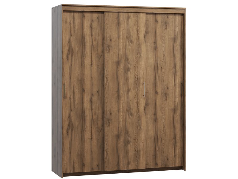 Шкаф-купе Тебар 3-180x230 Дуб Табачный без зеркал