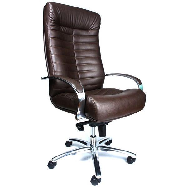Компьютерное кресло кожа коричневый Everprof EP-orion m al leather brown