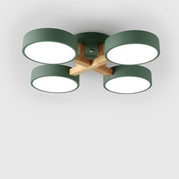 Потолочная LED люстра Joist 4 Green ImperiumLoft Joist01 (178328-26)