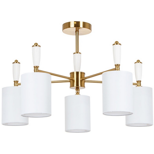 Потолочная люстра на штанге Arte Lamp Waverley A4102PL-5PB