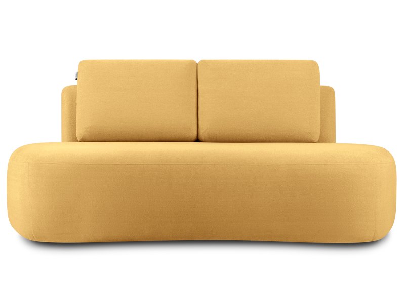 Кушетка Оренте Велюр Жёлтый