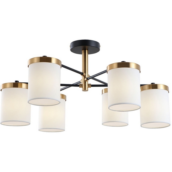 Потолочная люстра на штанге Arte Lamp Modello A4099PL-6BK