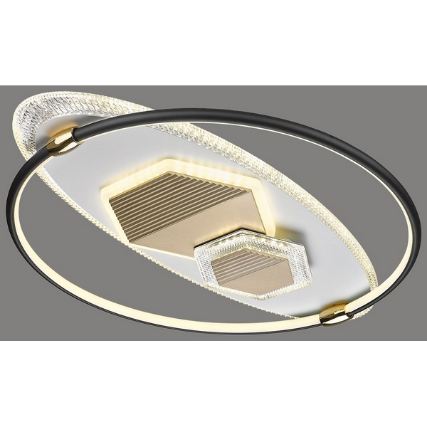 Потолочная светодиодная люстра с пультом беспроводной с пультом управления Velante 438-327-04 кольцо