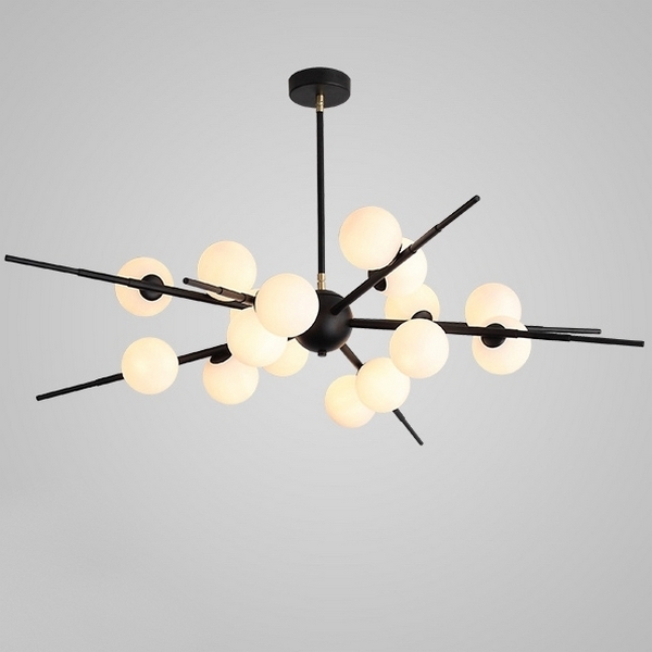 Потолочная люстра Cherry Bomb 16 Balls Black ImperiumLoft 40.2723-0 (148017-22) шарики