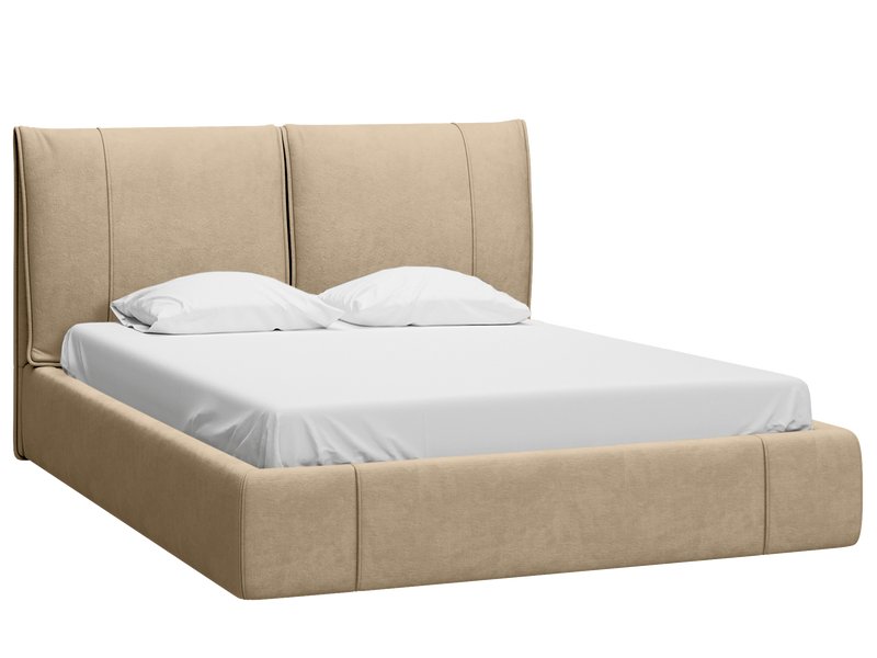 Кровать Вайлор-П 180 Велюр Бежевый