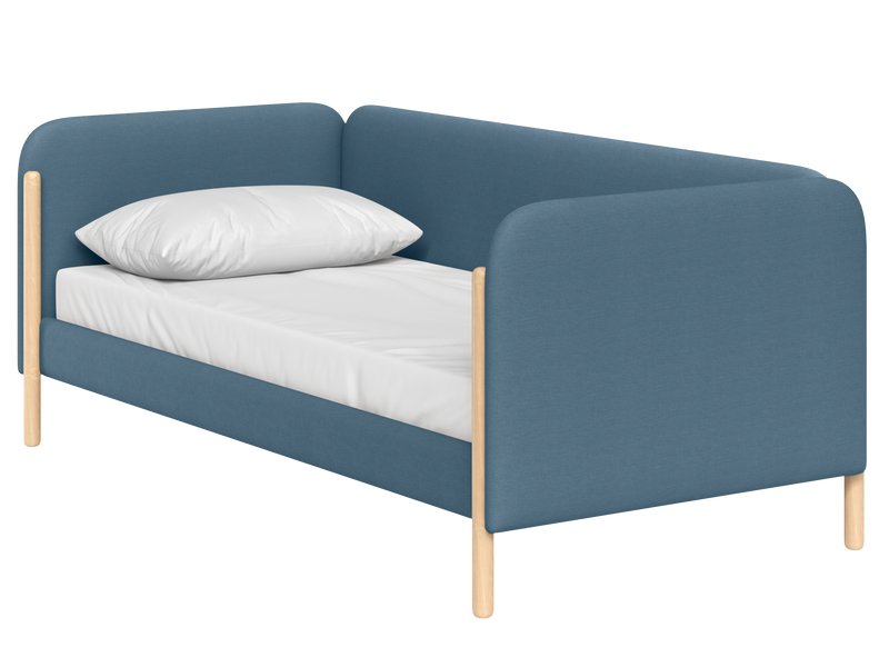 Кровать Кейси-2 Рогожка Голубой