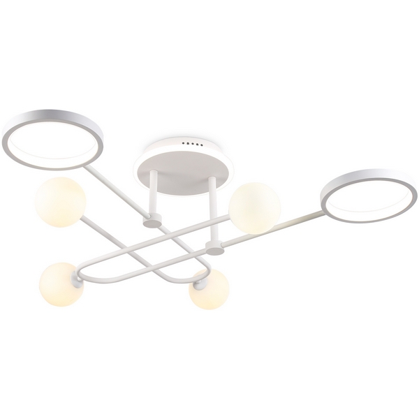 Потолочная светодиодная люстра (+ночной режим) с пультом управления на штанге Ambrella Comfort FL66229