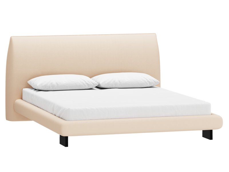 Кровать Агами-Н 160 Велюр Бежевый