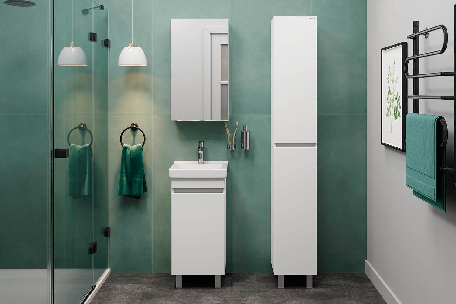 Ванный гарнитур Милтон Квадро