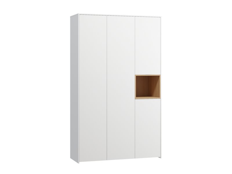 Распашной шкаф Висмар 3-153x240 Белый