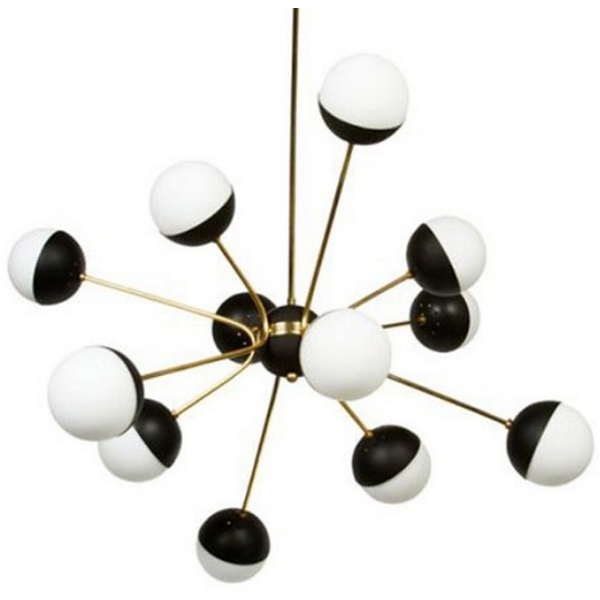Потолочная LED люстра Rewire Custom Orb Chandelier In 1950 ImperiumLoft 40.1328.Mt.20.Ch (74932-22) в форме шара
