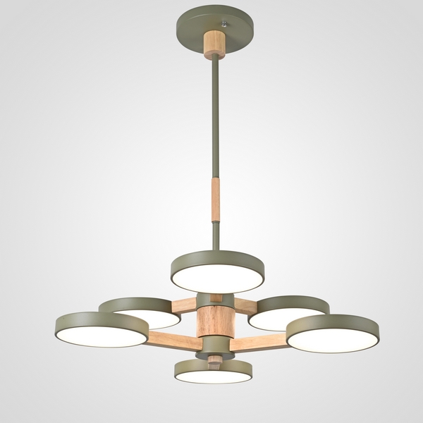 Потолочная люстра LED на штанге с пультом Turna Dbl L6 Hacks By ImperiumLoft Turna-Dbl01 (Умный дом, Алиса) 229093-26