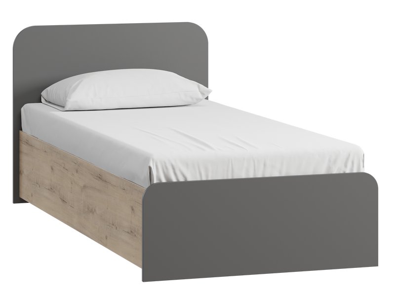 Кровать Ингрид-1 90 Серый