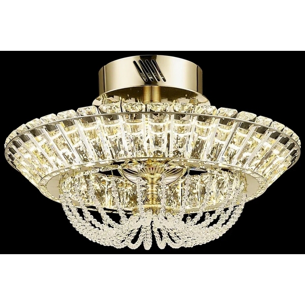 Потолочная LED люстра хрустальная Wertmark Daria WE103.46.307