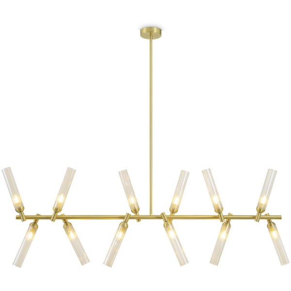 Потолочная люстра на штанге Freya Borgy FR5379PL-12G