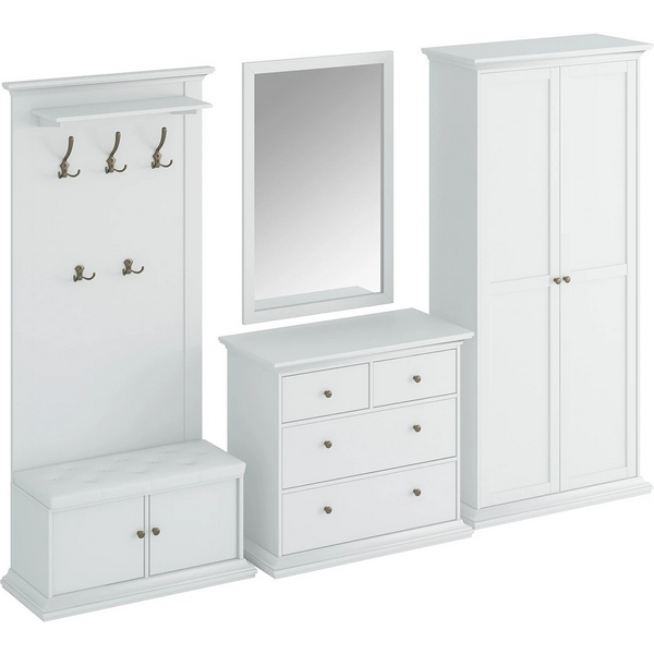 Композиция Reina 1 ОГОГО (арт.851117), (ЛДСП/Белый) ОГОГО Обстановочка!