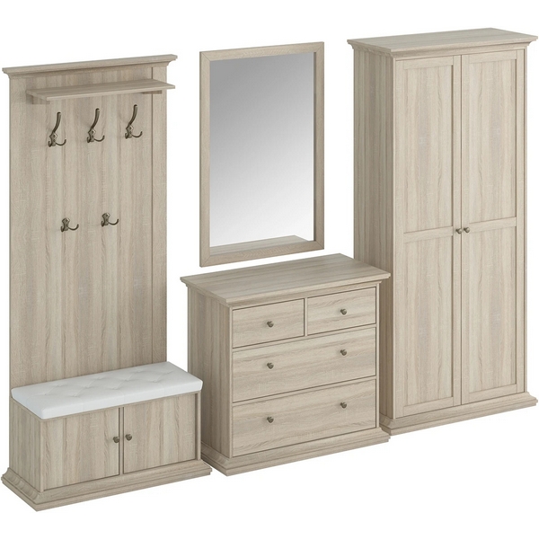 Композиция Reina 1 ОГОГО (арт.851116), (ЛДСП/Дуб Сонома) ОГОГО Обстановочка!